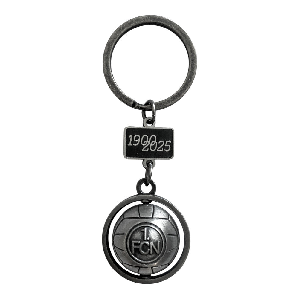 1. FC Nürnberg - Keyring Turning Ball (Anniversary 125 Years)