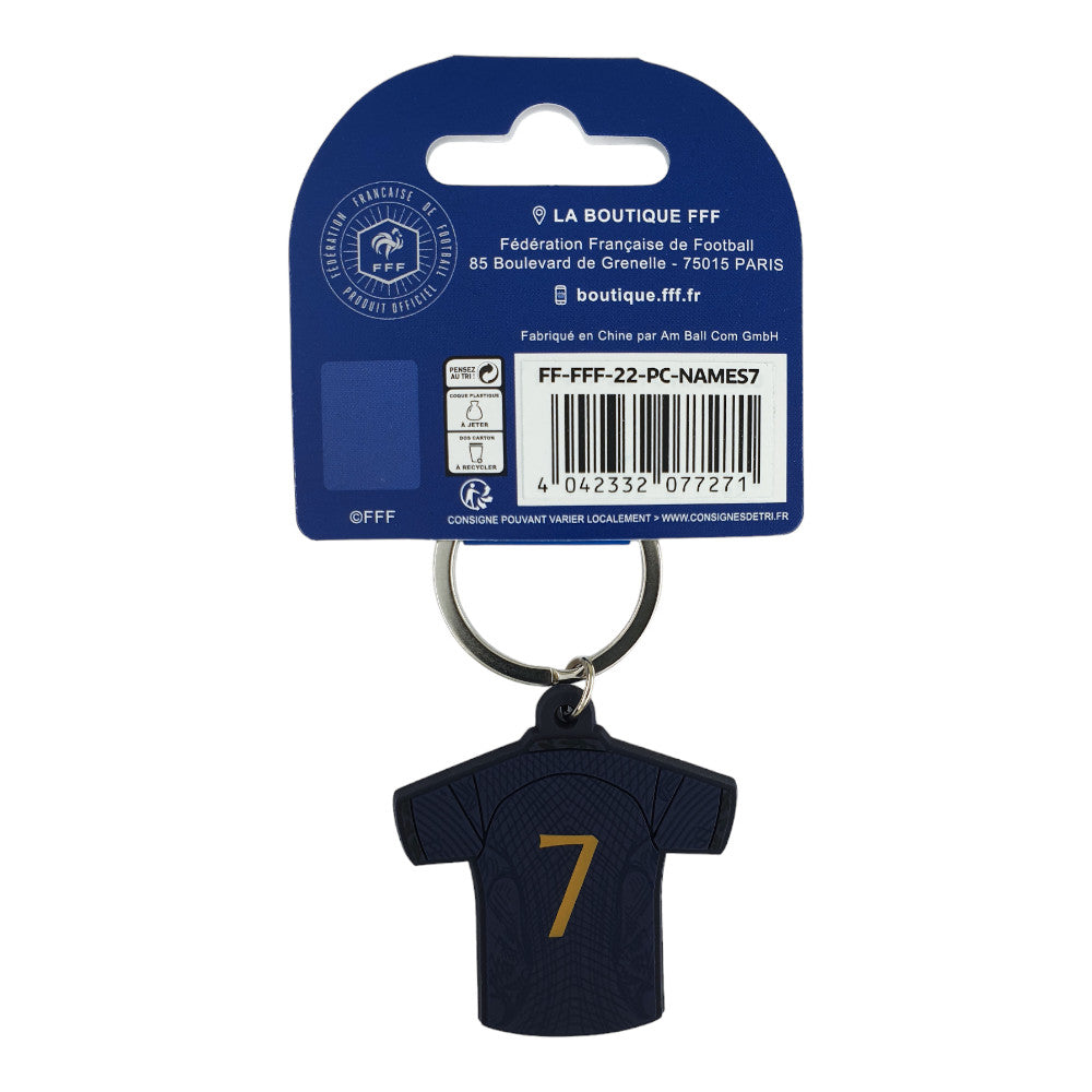 FFF - Keyring PVC Home Jersey Number 7 (Season 2022/23)