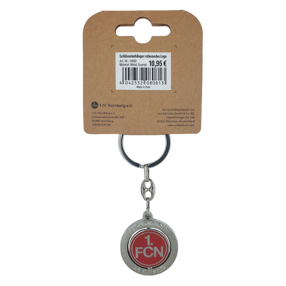 1. FC Nürnberg - Keyring Logo as Turning Part