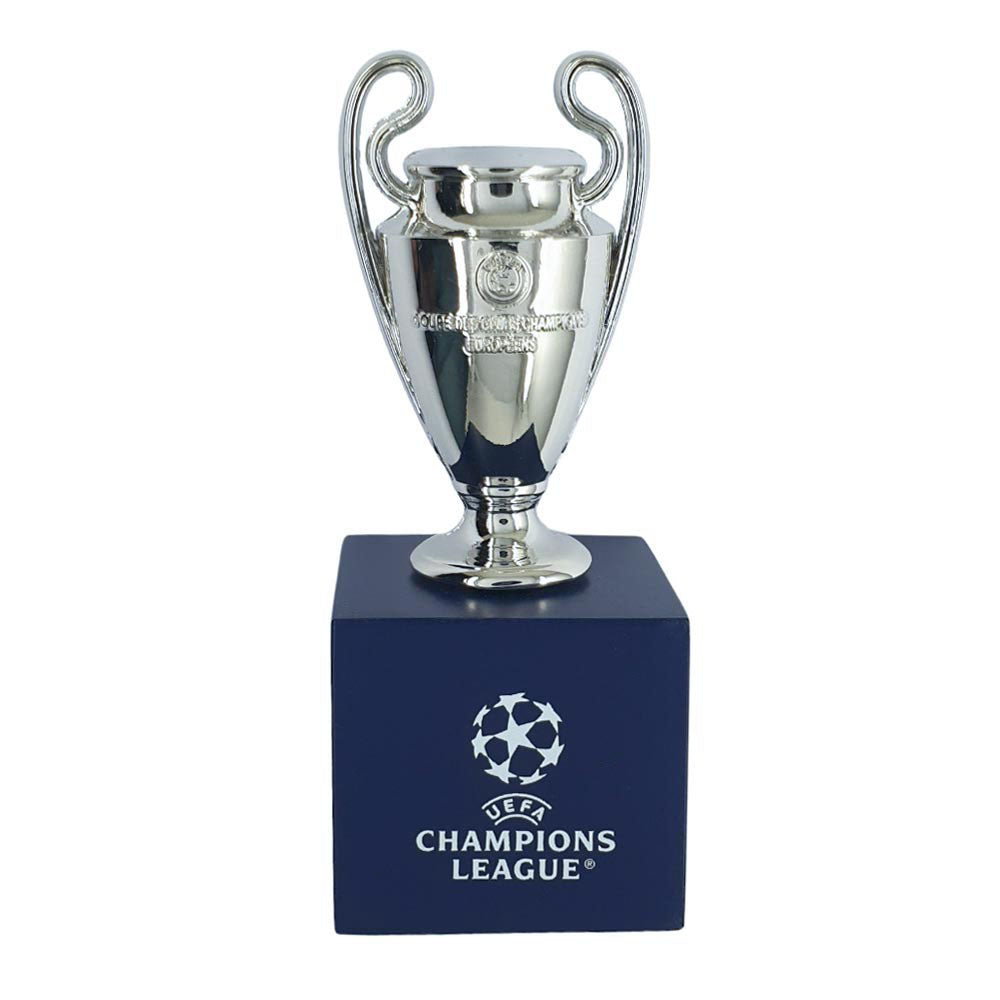 UEFA Champions League - Trophy Replica on Wooden Pedestal (45mm