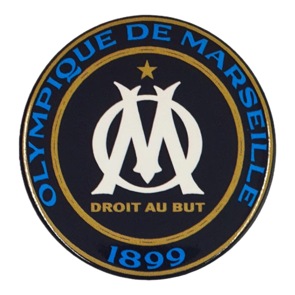 Olympique Marseille - Black Logo Button