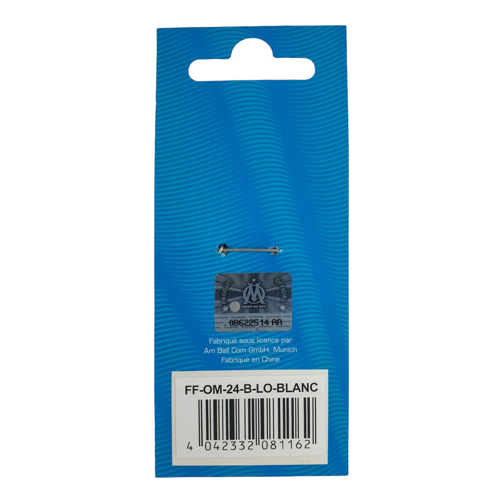 Olympique de Marseille - White Logo Button