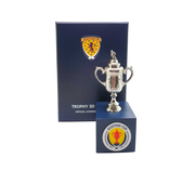 Scottish Cup - Trophy Replica on Wooden Pedestal (45 mm)
