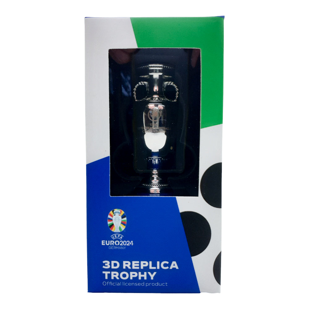 EURO 2024 - Trophy Replica on Wooden Pedestal (70 mm)
