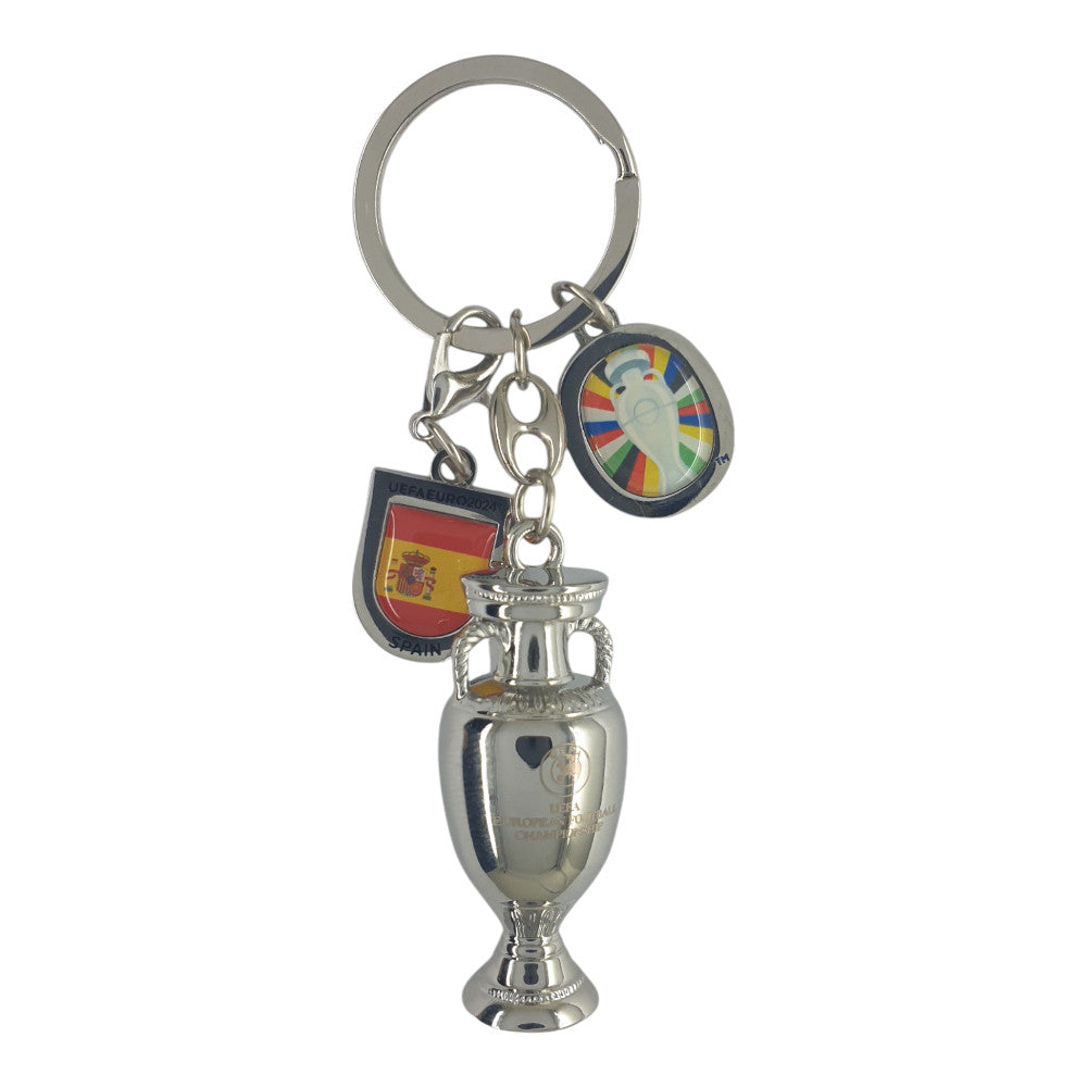EURO 2024 - Keyring Trophy with "Spain Winner 2024" Tag