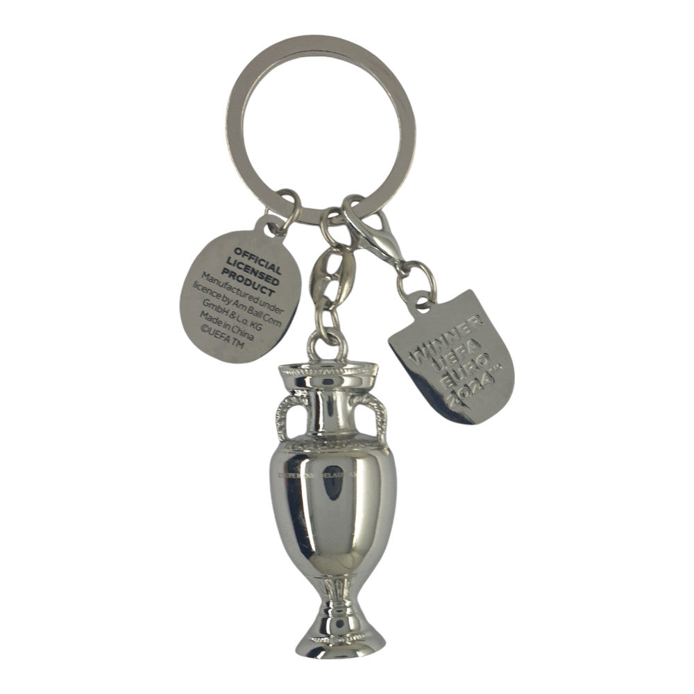 EURO 2024 - Keyring Trophy with "Spain Winner 2024" Tag