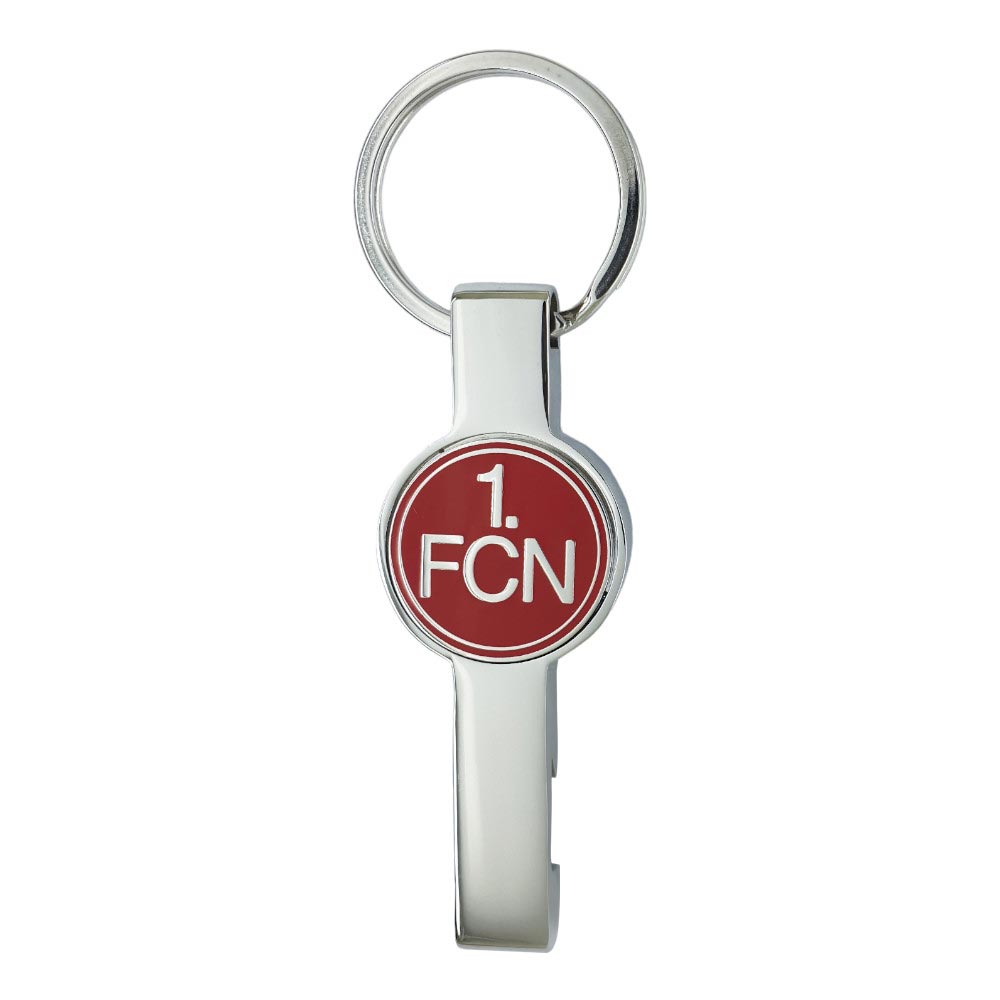 1. FC Nürnberg - Keyring Bottleopener with Logo Chip