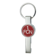 1. FC Nürnberg - Keyring Bottleopener with Logo Chip
