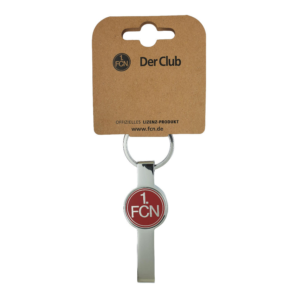 1. FC Nürnberg - Keyring Bottleopener with Logo Chip