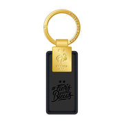 FFF - Keyring Black Leather