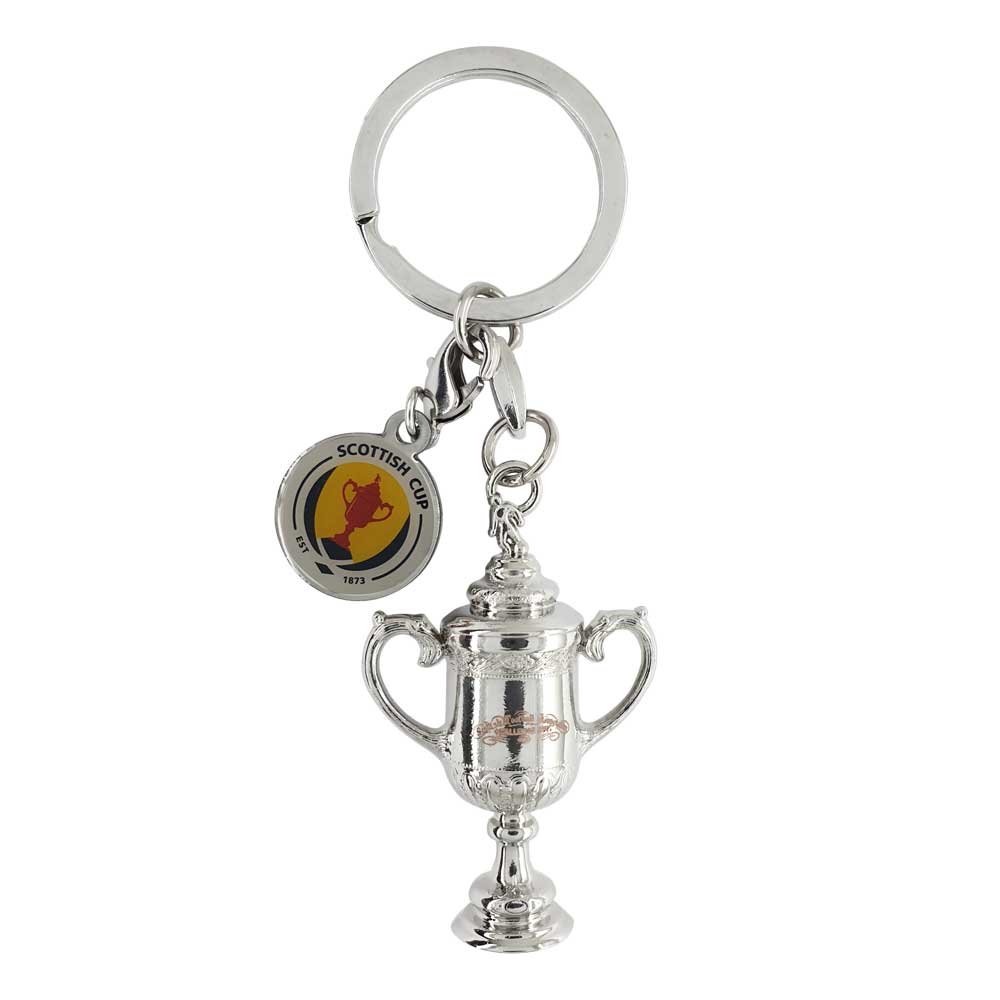Scottish Cup - Keyring Trophy with Tag