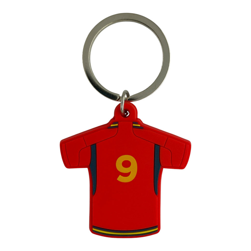 RFEF - Keyring Home Jersey Number 9 (Season 2022/23)