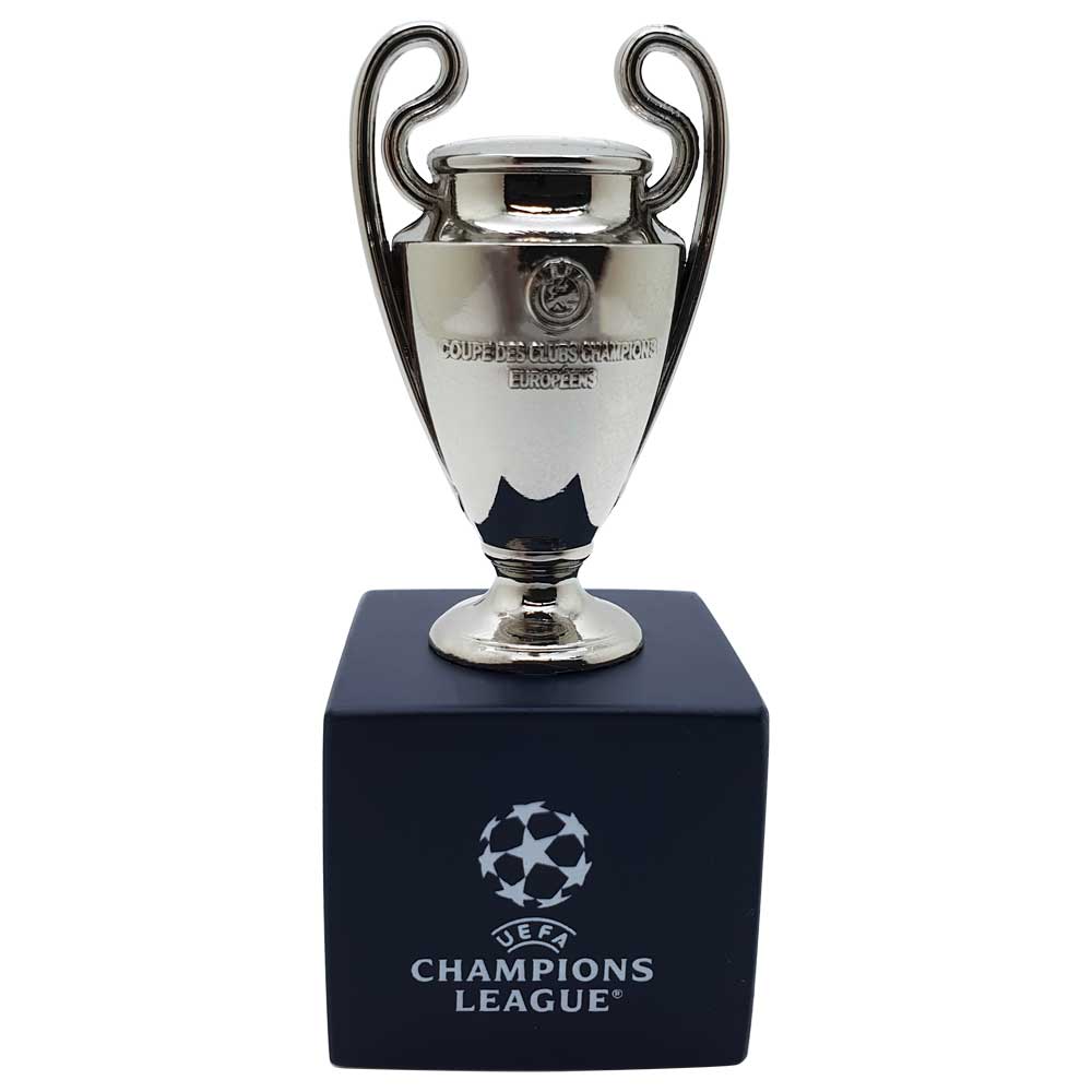 UEFA Champions League - Trophy Replica on Wooden Pedestal (45mm)