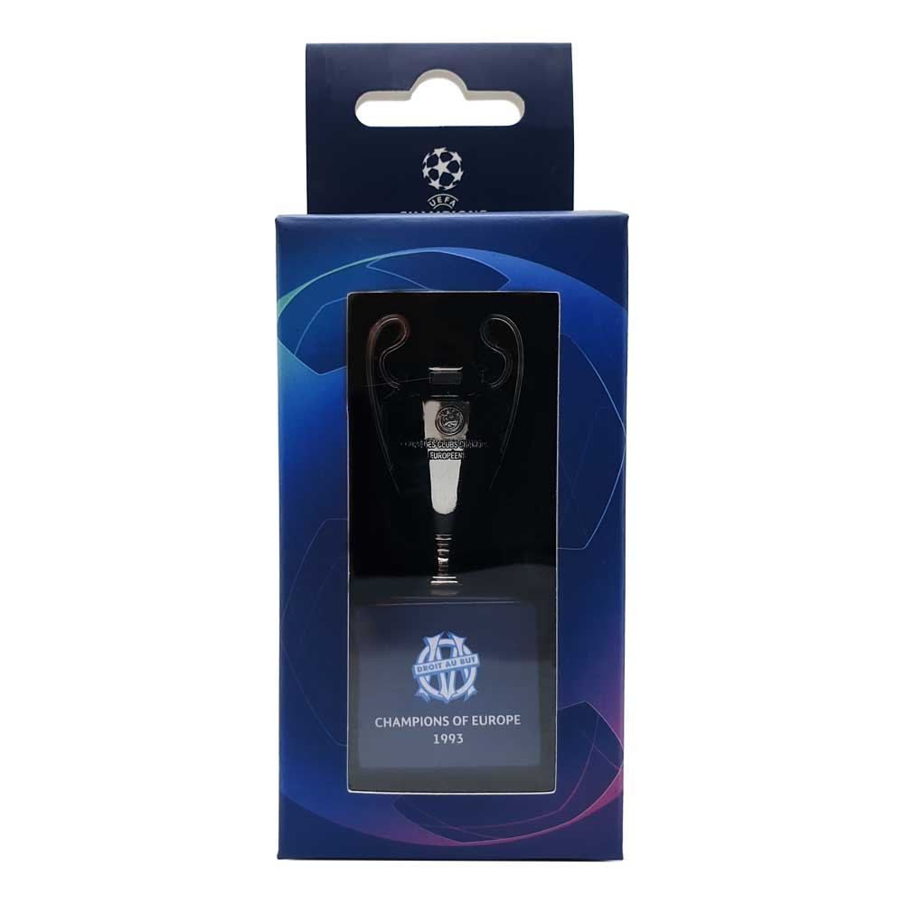 UEFA Champions League - Trophy Replica on Wooden OM Pedestal (45mm)