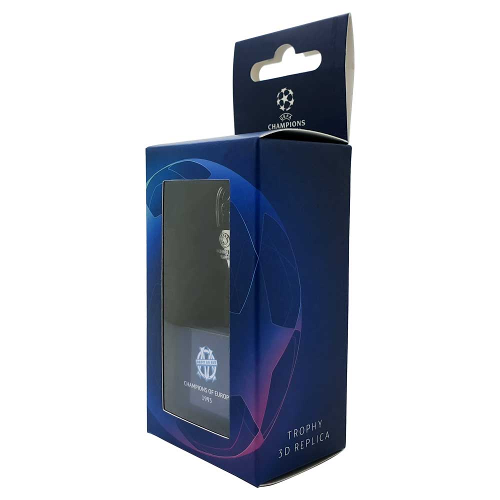 UEFA Champions League - Trophy Replica on Wooden OM Pedestal (45mm)