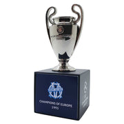UEFA Champions League - Trophy Replica on Wooden OM Pedestal (45mm)