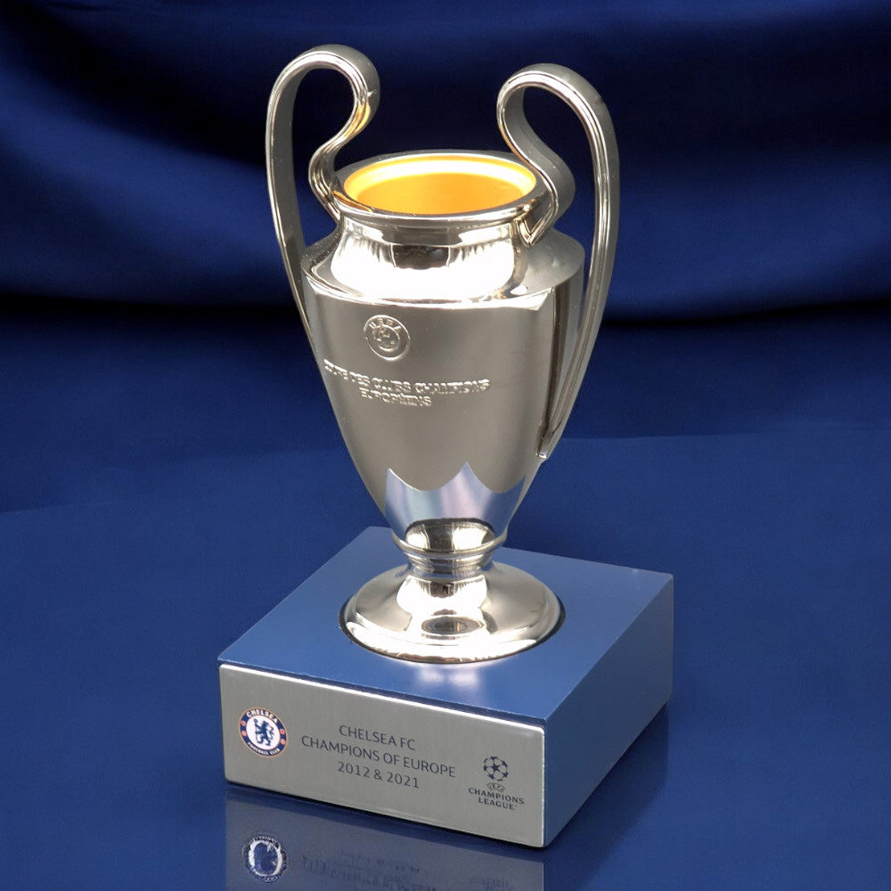 UEFA Champions League - Trophy Replica on Acrylic "CFC" Pedestal (150 mm)