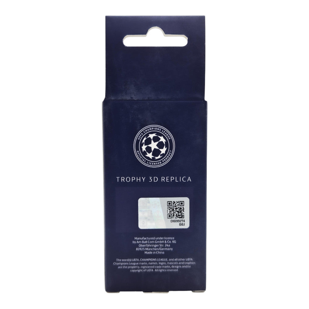 UEFA Champions League - Trophy Replica on Wooden Pedestal (45mm)