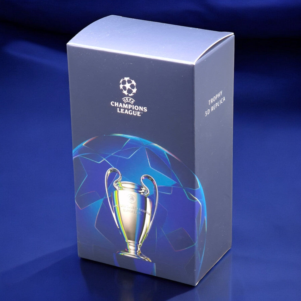 UEFA Champions League - Trophy Replica on Wooden "CFC" Pedestal (70 mm)