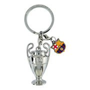 UEFA Champions League - Trophy Keyring with Barcelona Tag