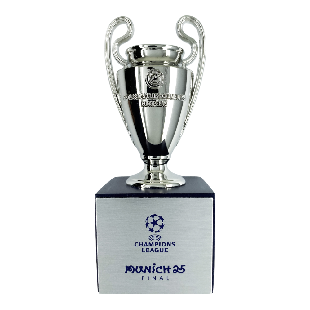 UEFA Champions League - Trophy 70mm on pedestal "Munich 25 Final"