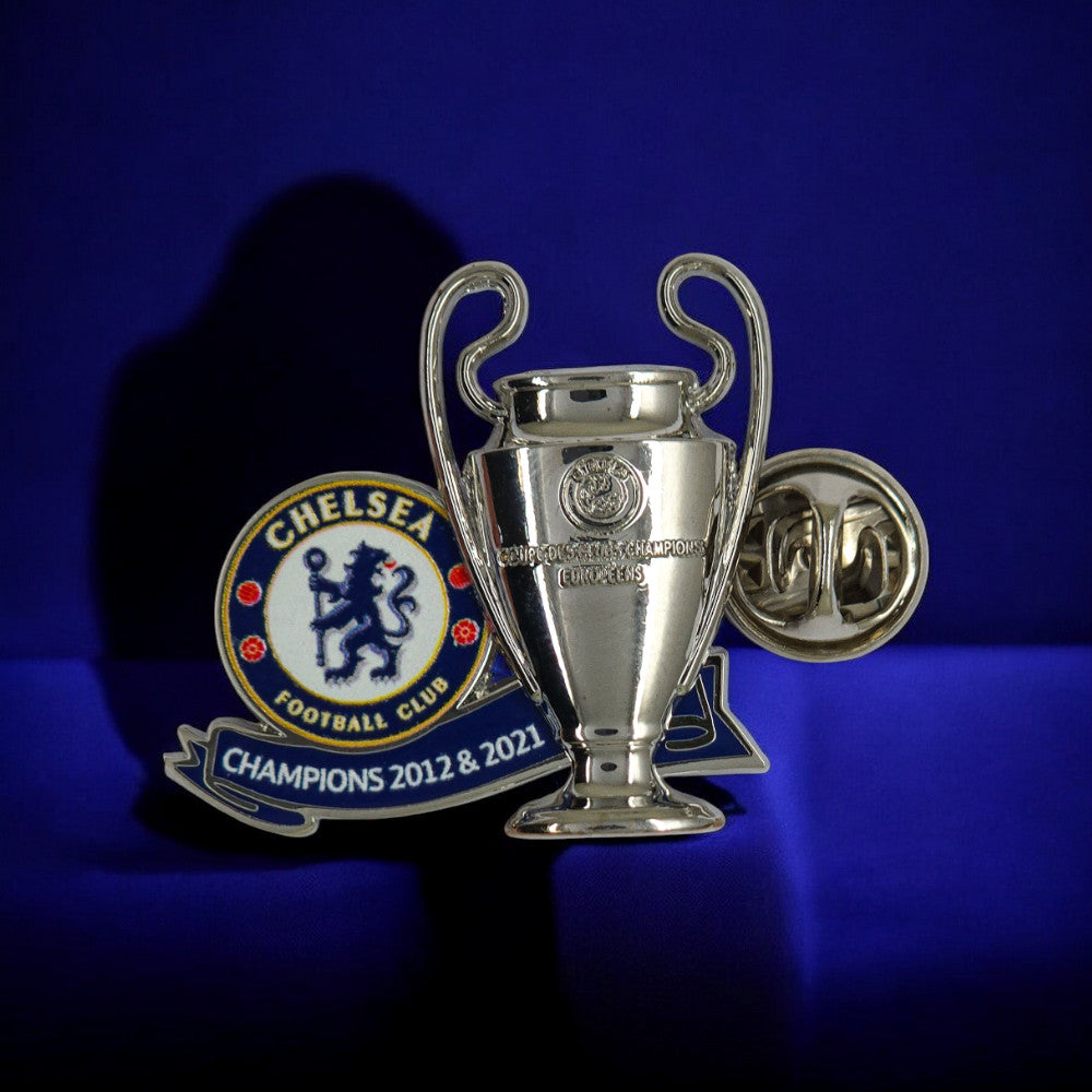 UEFA Champions League - Pin Badge "CFC" Logo with 2D Trophy