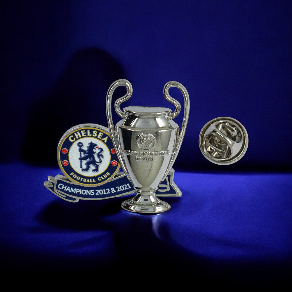UEFA Champions League - Pin Badge "CFC" Logo with 2D Trophy