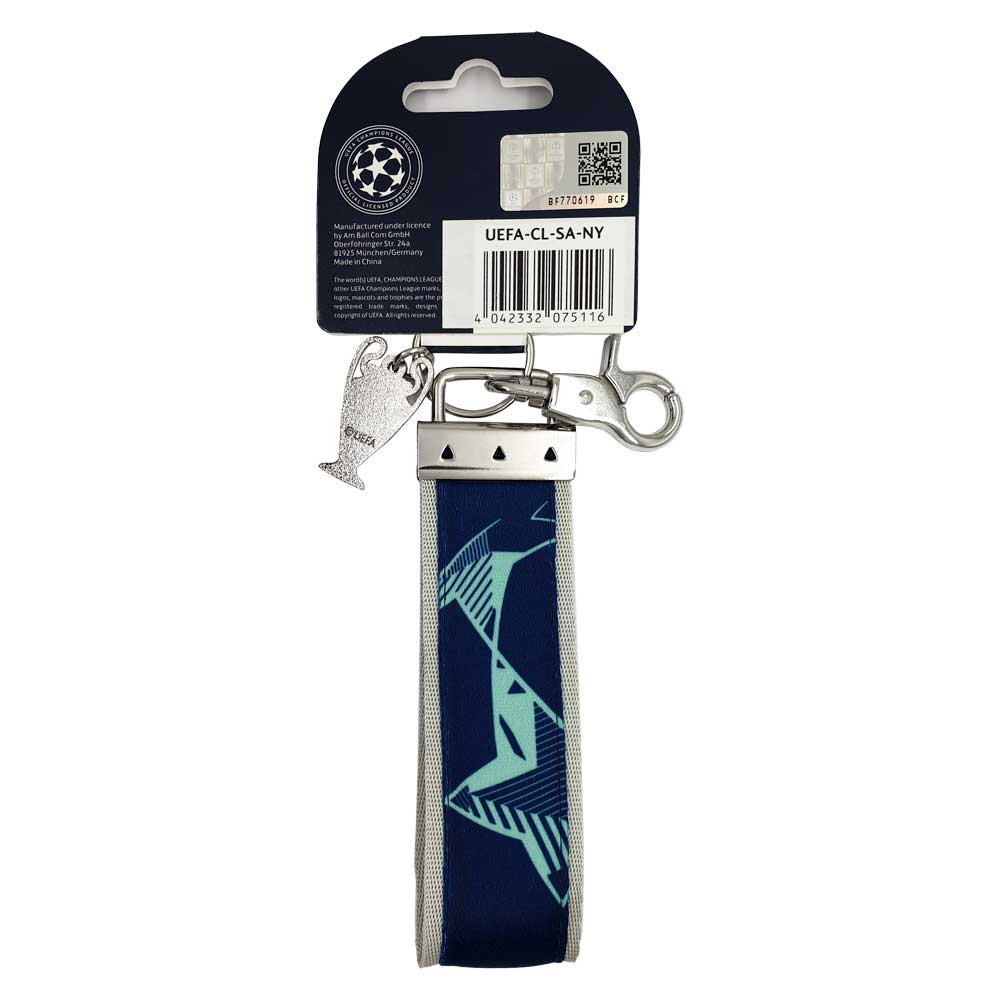 UEFA Champions League - Keyring Nylon with Trophy Tag