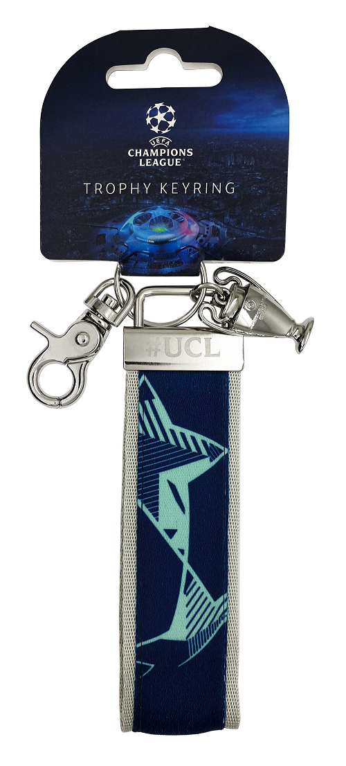 UEFA Champions League - Keyring Nylon with Trophy Tag