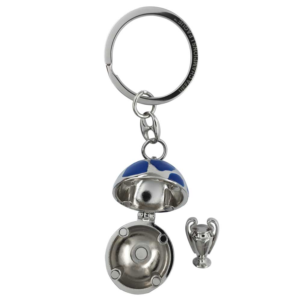 UEFA Champions League - Keyring Starball with Mini Trophy Replica