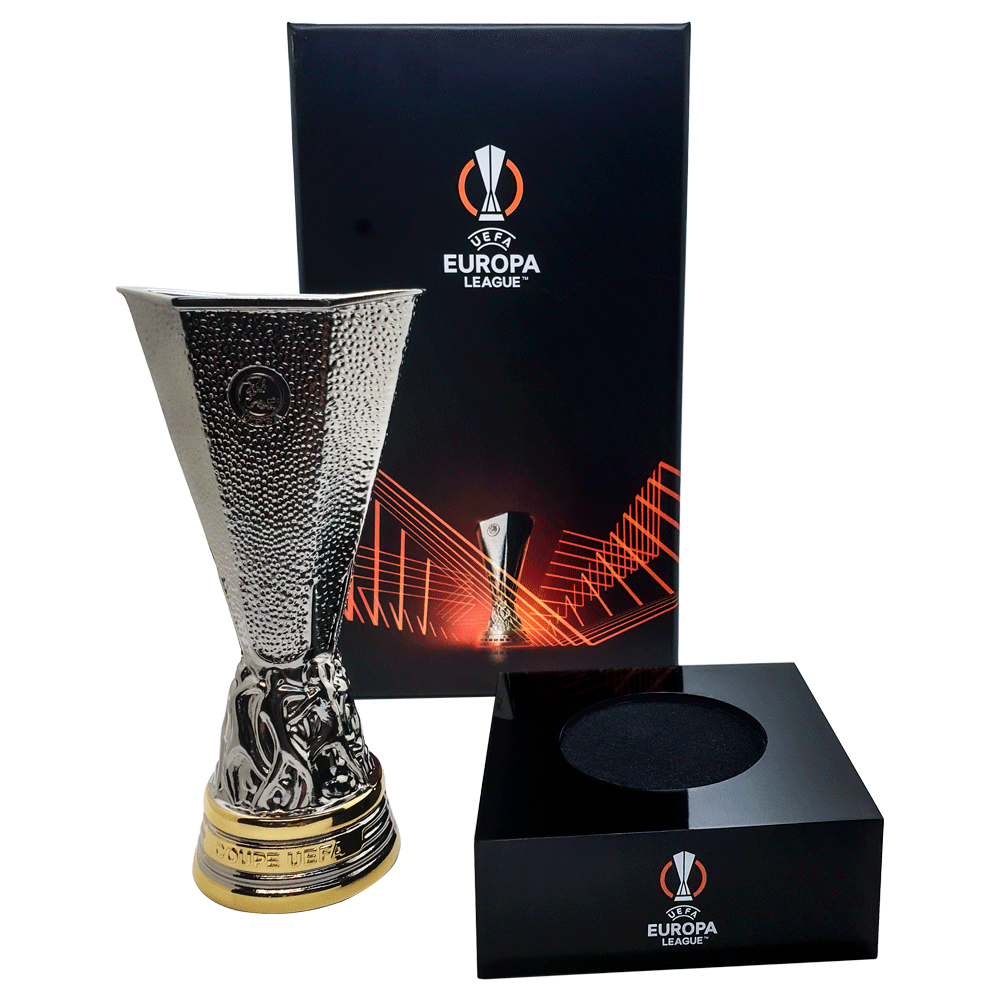 UEFA Europa League – Pokal auf Acrylsockel (150 mm)