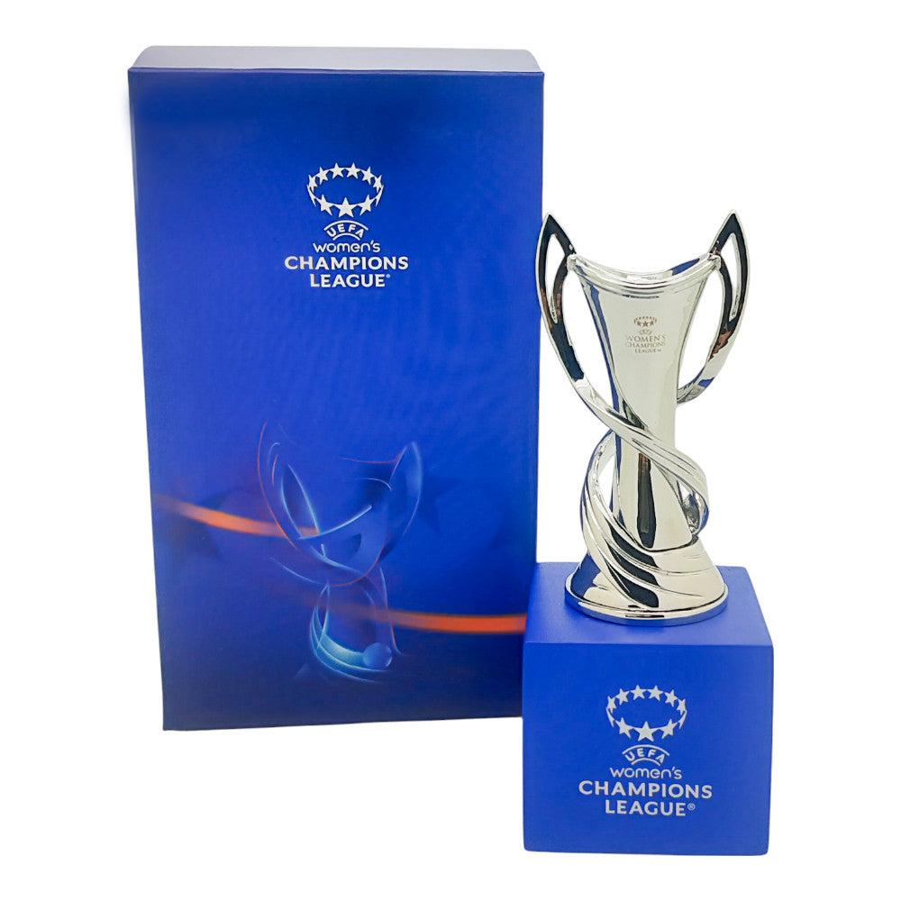 UEFA Women‘s Champions League - Trophy Replica on Wooden Pedestal (70 mm)