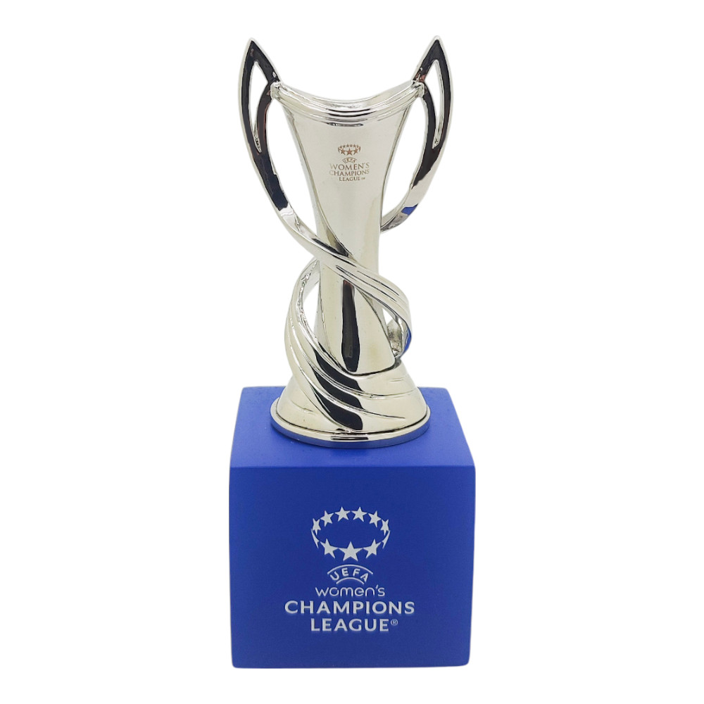 UEFA Women‘s Champions League - Trophy Replica on Wooden Pedestal (70 mm)