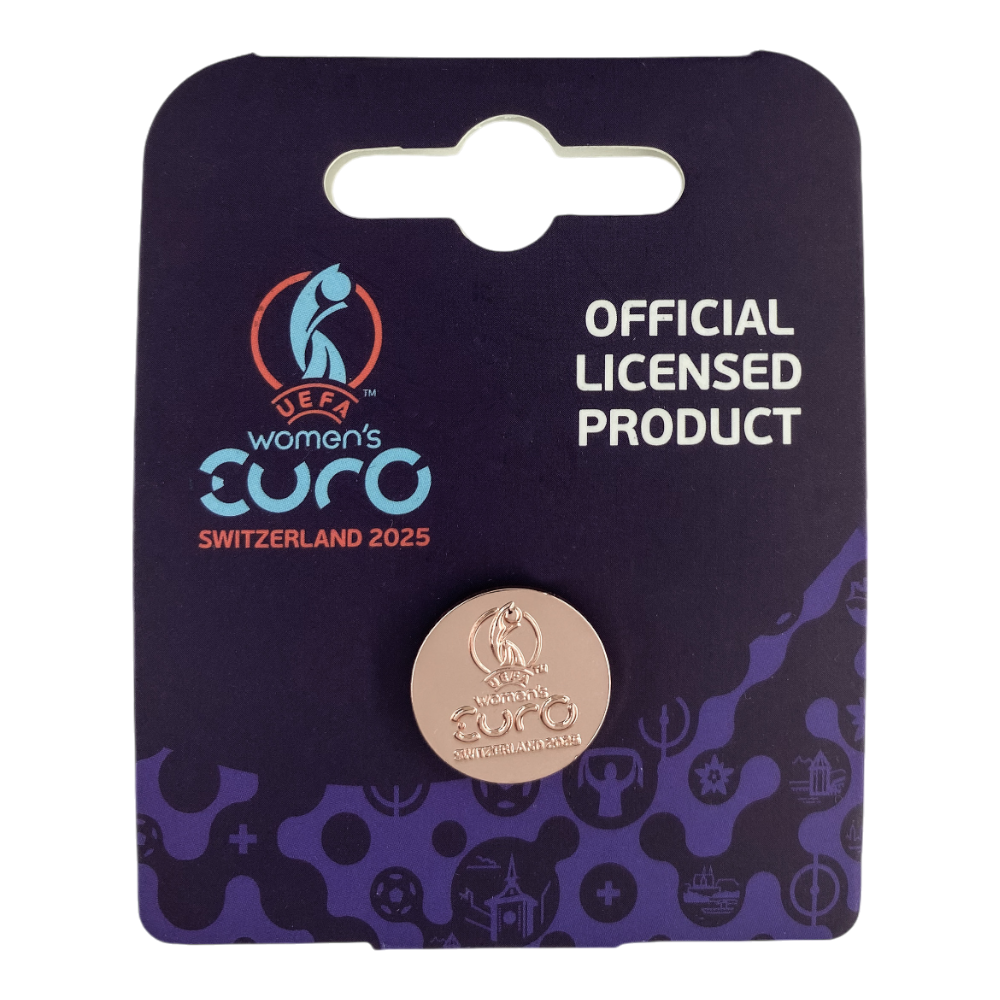 UEFA Women's EURO 2025 - Pin Badge Rosé Gold