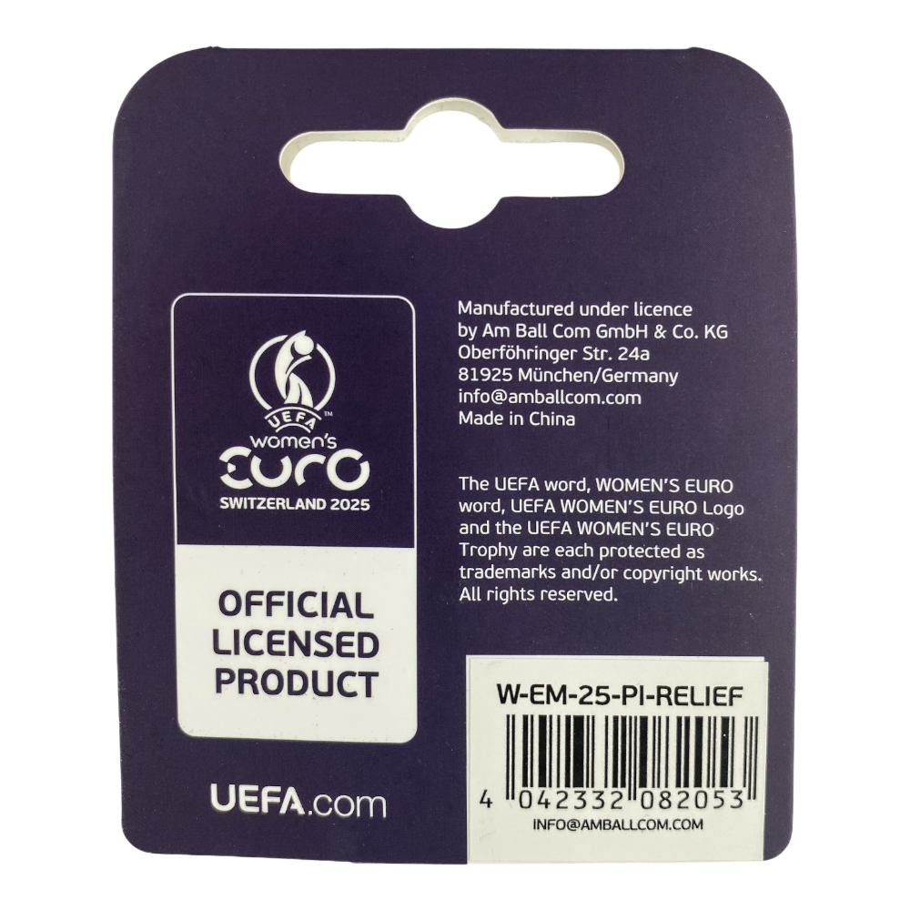 UEFA Women's EURO 2025 - Pin Badge Rosé Gold