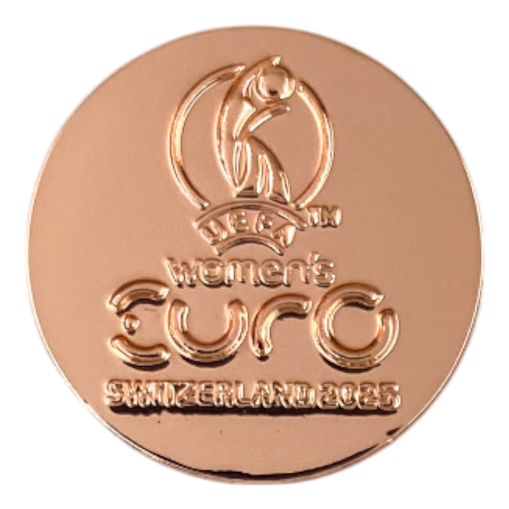 UEFA Women's EURO 2025 - Pin Badge Rosé Gold