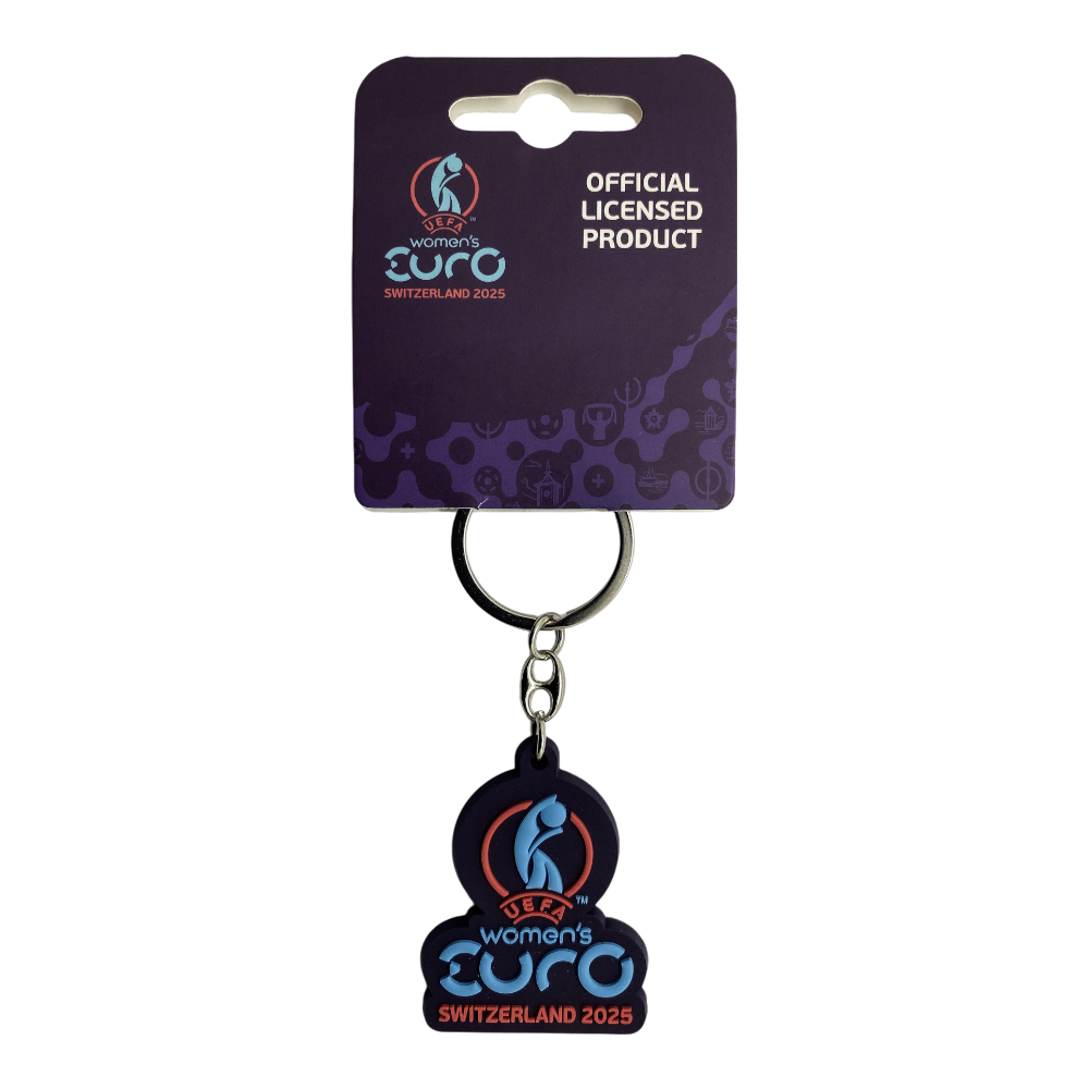 UEFA Women's EURO 2025 – Schlüsselanhänger Logo PVC