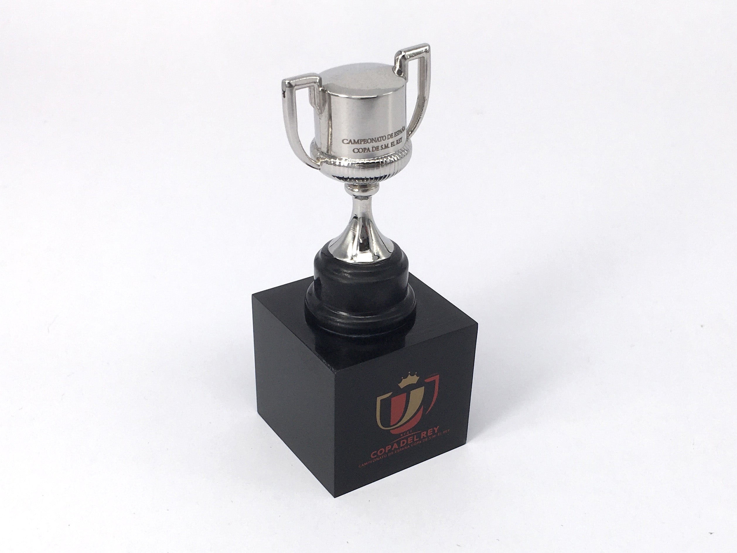 Copa del Rey - Trophy Replica on Wooden Pedestal (45 mm)