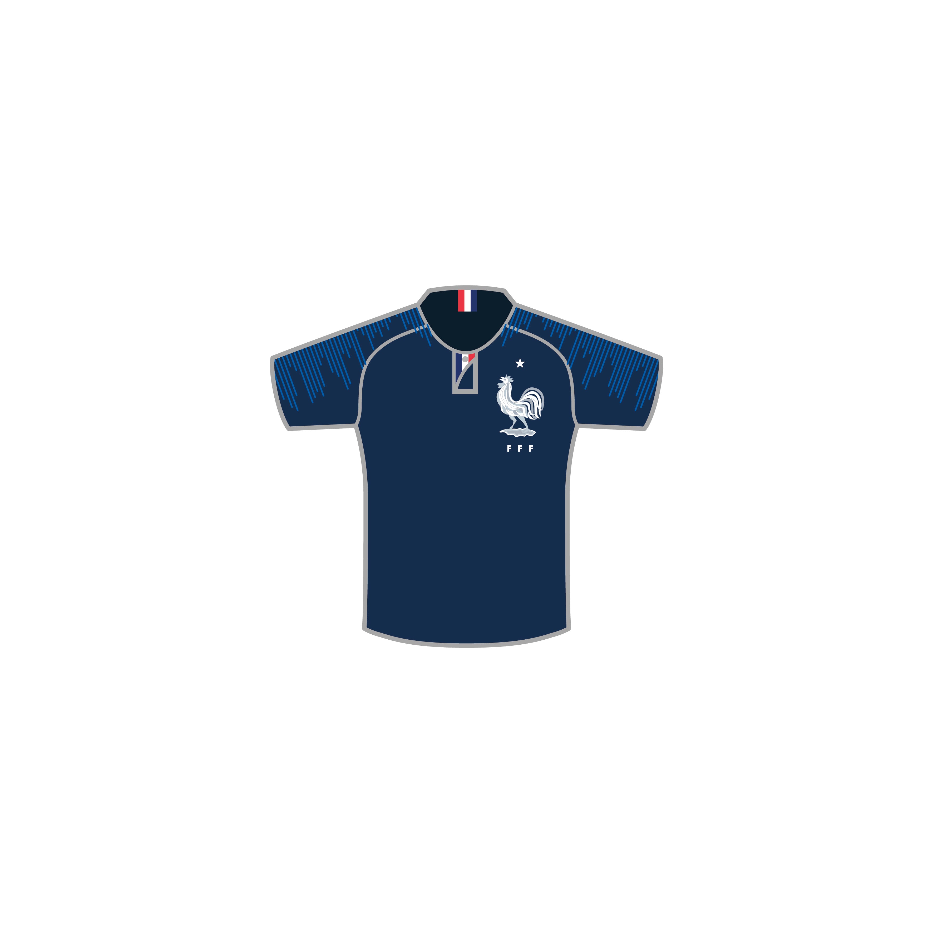 FFF - Pin Badge Jersey Home (Season 2018/19)