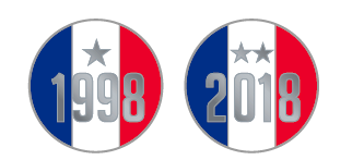 FFF - Keyring Eiffel Tower with Chip (1998 & 2018)