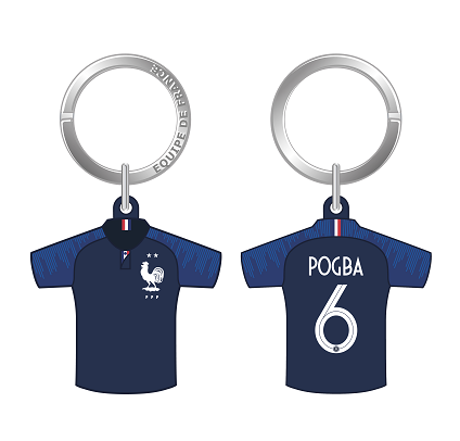 FFF - Keyring PVC Home Jersey Number 6 (Season 2019/20)