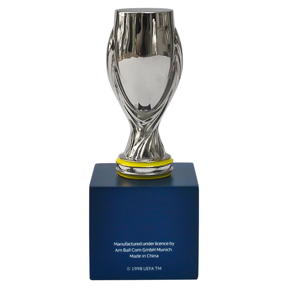 UEFA Super Cup - Trophy Replica on Wooden Pedestal (45 mm)