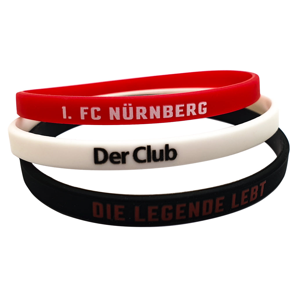 1. FC Nürnberg - Armband (3er-Set)