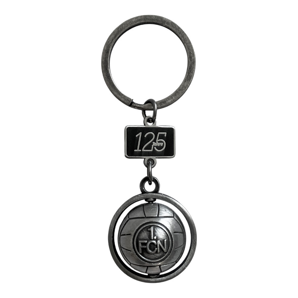 1. FC Nürnberg - Schlüsselanhänger rotierender Ball (Jubiläum 125 Jahre)