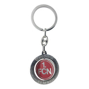 1. FC Nürnberg - Schlüsselanhänger drehendes Logo 
