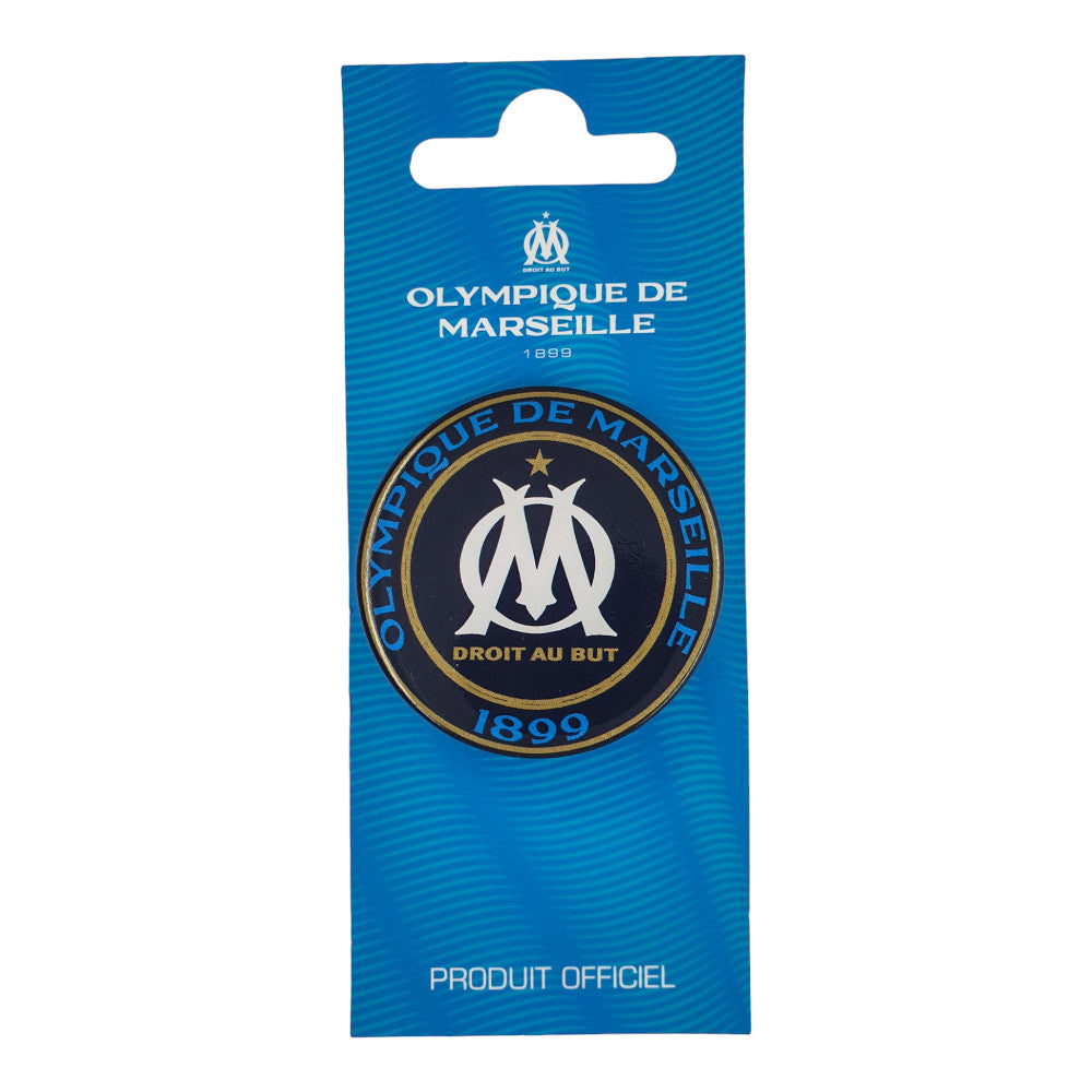 Olympique Marseille – Logobutton schwarz