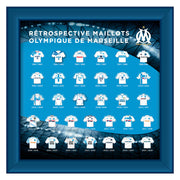 Olympique de Marseille - Pin Badge Jersey Collection Frame (1993 - 2024)