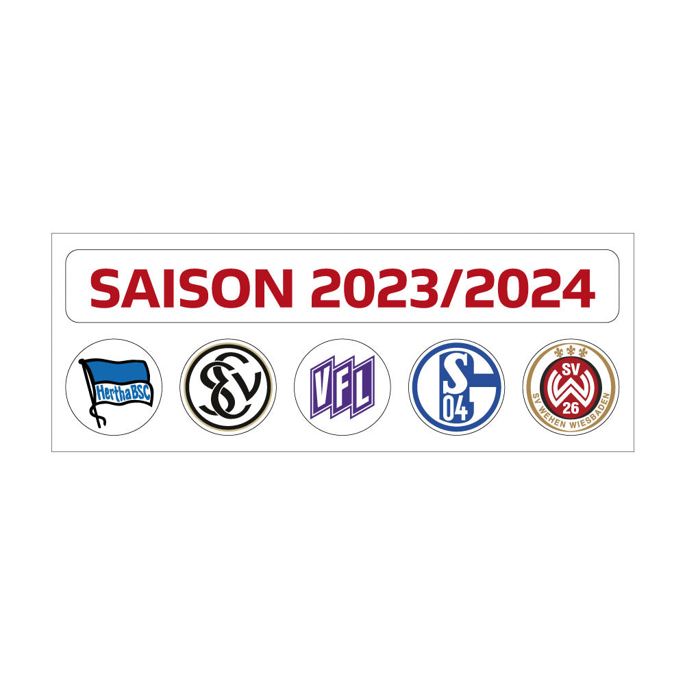 2. Bundesliga Magnettabelle - Update-Set (Saison 2023/24)