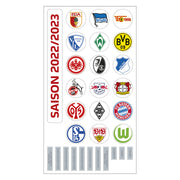 Bundesliga Magnettabelle - Clublogos (Saison 2022/23)