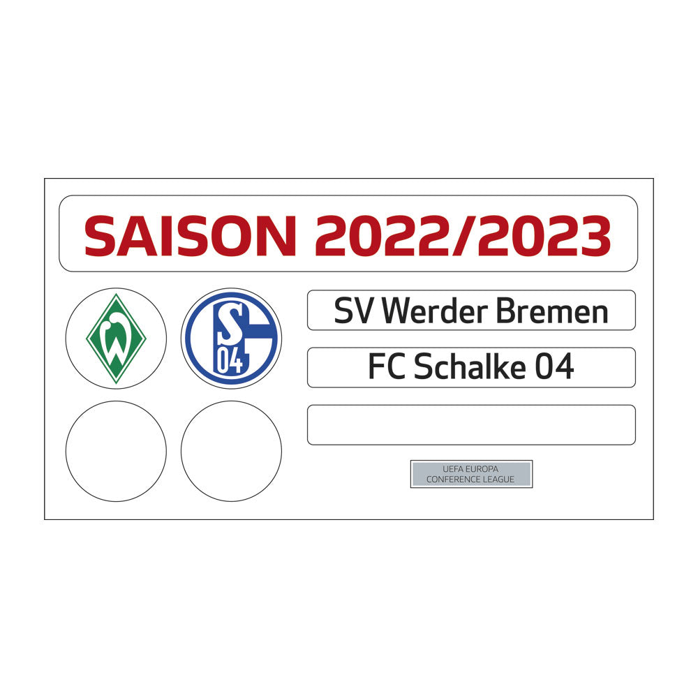 Bundesliga Magnettabelle - Update-Set (Saison 2022/23)